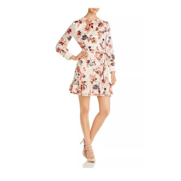 NWT Tory Burch Size US 6 Shift Dress Silk Burnout in Ivory Mountain Paisley - Picture 2 of 16